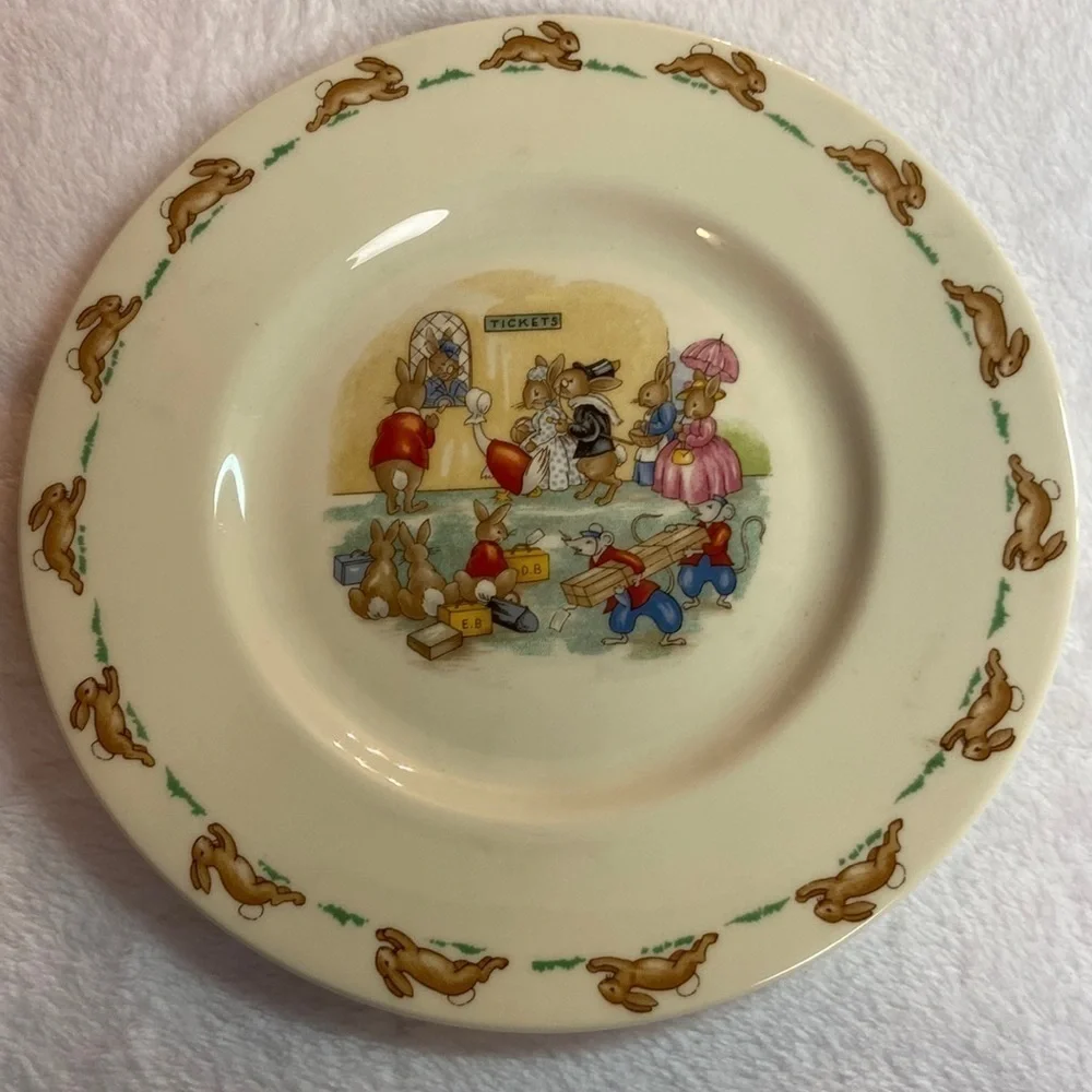 1984 “Bunnykins” Royal Doulton Tableware LTD 1936 Golden Jubilee Celebration 8”